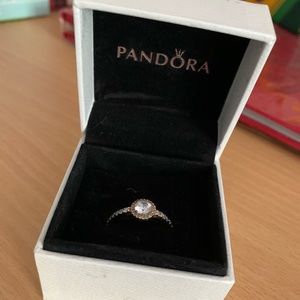 Pandora Halo Rose Gold Ring